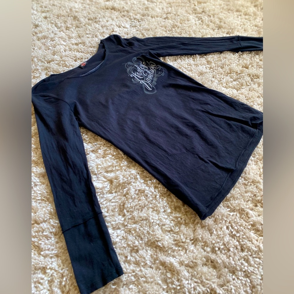 Long Sleeve Harley Davidson with Lace Detail